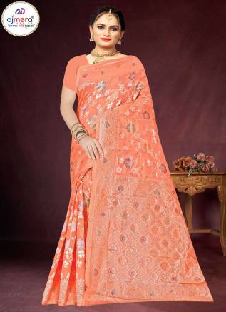 Linen Fancy Saree with Exquisite Detailing Manufacturers, Suppliers, Exporters in United Kingdom