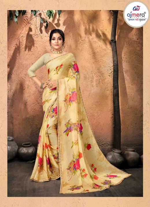 Lovable Chiffon Saree – Delightful Elegance with Chic Details  in Surat