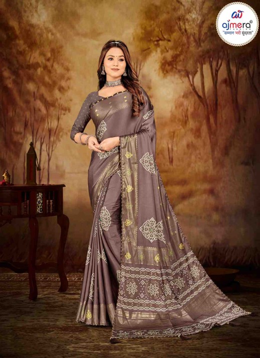 Lowest Price Chanderi Bandhani Saree – Affordable Elegance with Traditional Craftsmanship  in Surat