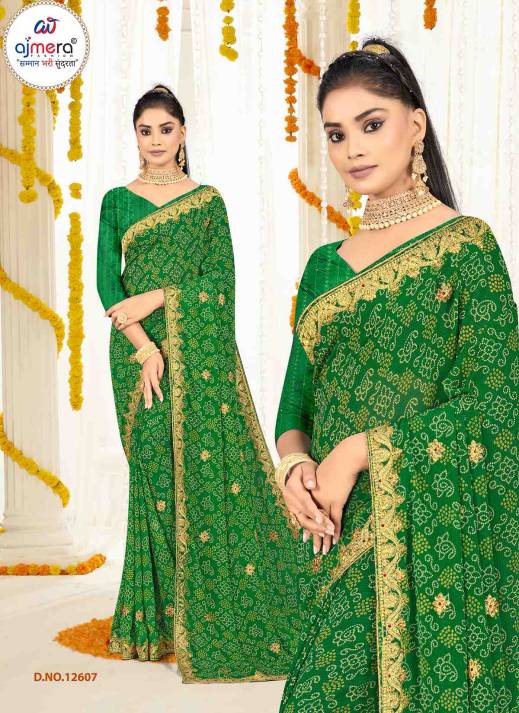 Most-Liked Chundari Saree – Classic Elegance in a Timeless Design  in Surat