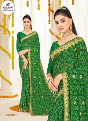 Most-Liked Chundari Saree – Classic Elegance in a Timeless Design Manufacturers, Suppliers in Surat