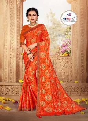 New Collection Chiffon Bandhani Saree – Timeless Tradition in Lightweight Elegance Manufacturers, Suppliers in Surat