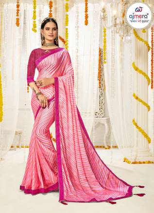 New Collection Georgette Lehariya Saree – Ajmera Fashion Manufacturers, Suppliers, Exporters in Mauritius