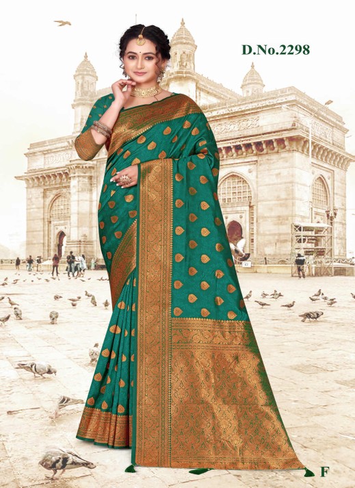 New Collection Jacquard Silk Sarees at Wholesale Prices – Ajmera Fashion Limited   in Surat