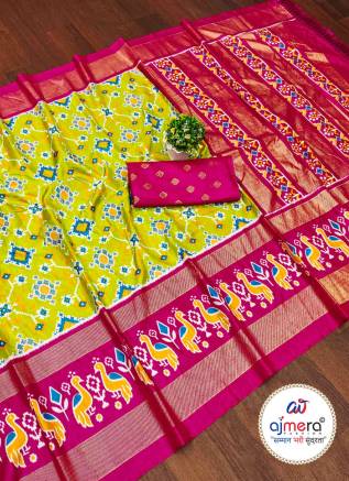 New Collection Patola Silk Saree 2024 – Tradition Meets Contemporary Elegance Manufacturers, Suppliers, Exporters in Mauritius