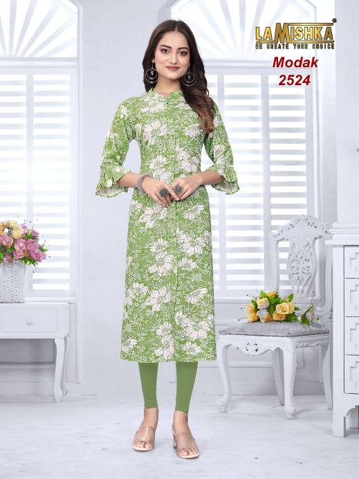 New Collection of Printed Kurtis in Cheapest Range – Ajmera Fashion  in Surat