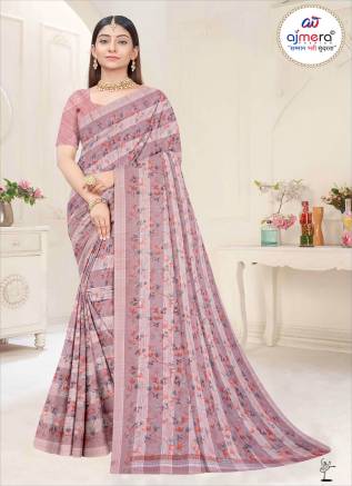 New Floral Print Saree – Fresh Blooms for Effortless Grace Manufacturers, Suppliers, Exporters in Okha