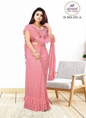 New Latest One Minute Saree Collection – Effortless Style by Ajmera Fashion Manufacturers, Suppliers in Surat