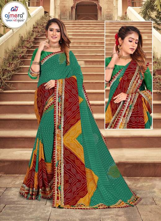 New Trending 2024 Bandhani Saree Collection – Timeless Craft, Modern Appeal  in Surat