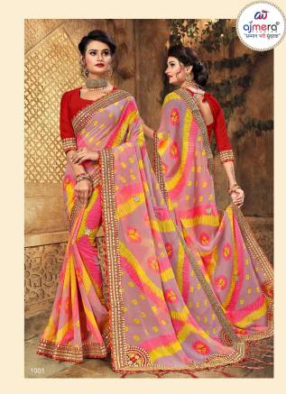 New Trending Lahariya Saree Collection – Contemporary Chic by Ajmera Fashion Manufacturers, Suppliers, Exporters in Okha