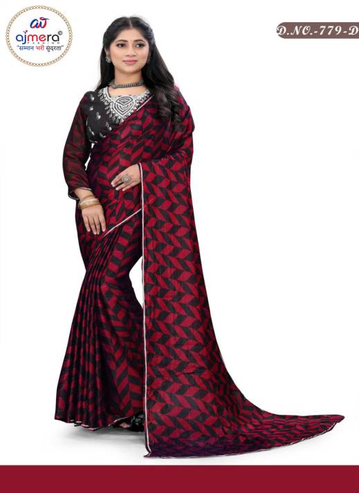 One Minute Saree in Wholesale Saree Market – Ajmera Fashion  in Surat