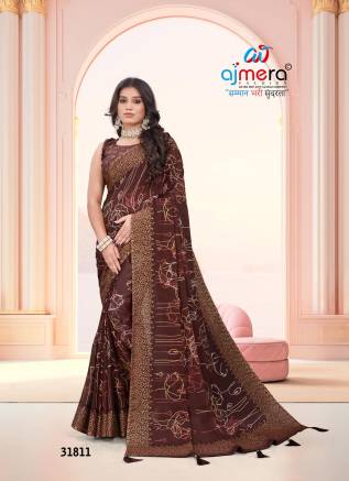 Oranza Printed Saree with Artistic Flair AFPL(31812) Manufacturers, Suppliers, Exporters in Kenya