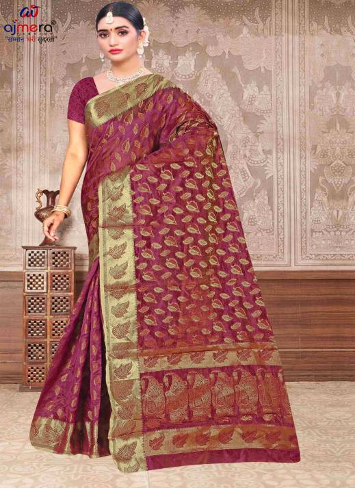 Organza Silk Saree – Delicate Elegance with a Modern Touch  in Surat