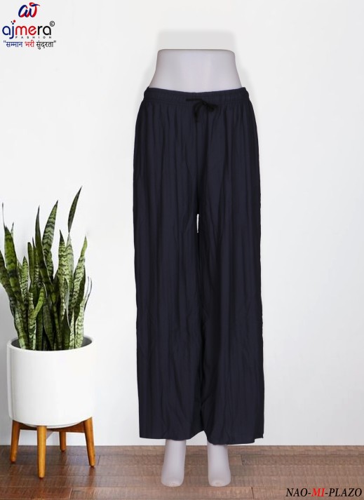 Plain Palazzo Pants – Classic Comfort and Versatility  in Surat