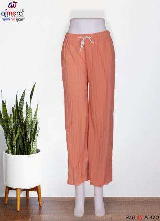 Plain Soft Palazzo Pants Manufacturers, Suppliers, Exporters in Mauritius