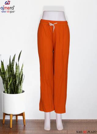 Plain Soft Palazzo Pants Manufacturers, Suppliers, Exporters in Italy