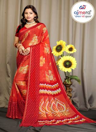 Printed Silk Saree – Best Trending Collection Wholesale Manufacturers, Suppliers, Exporters in Mahe