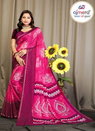 Printed Silk Saree – Best Trending Collection Wholesale Manufacturers, Suppliers, Exporters in United States