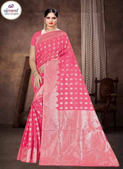 Pure Cotton Chanderi Saree – Elegant Comfort with a Touch of Tradition  in Surat