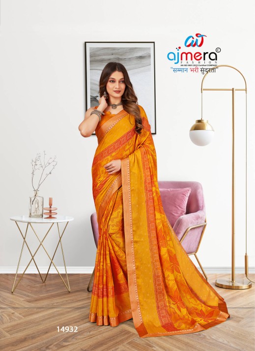 Rangoli Geogate Saree with Minimalistic Design AFPL(14931)  in Surat