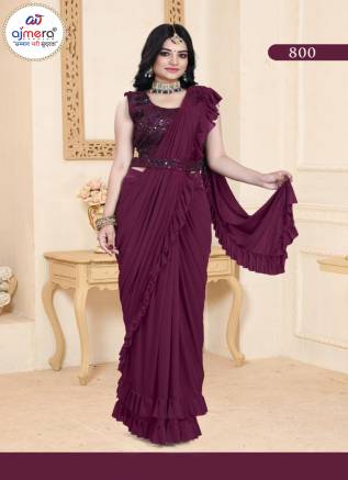 Ready-to-Wear Saree – Cheapest Range by Ajmera Fashion Manufacturers, Suppliers, Exporters in Kenya