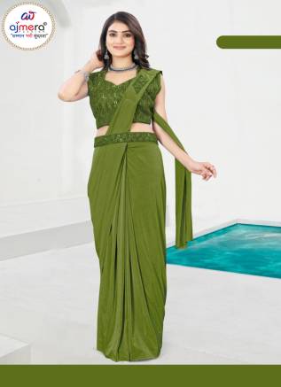 Ready-to-Wear Saree – New Trending Collection by Ajmera Fashion Manufacturers, Suppliers, Exporters in Dhar