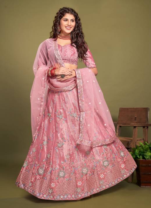 Silk Lehenga in Wholesale Collection - Ajmera Fashion  in Surat