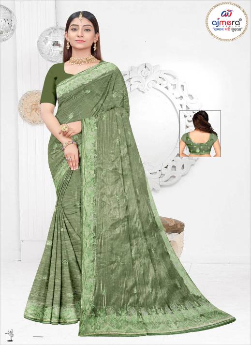 Top Polyester Dyed Thread Sarees – Premium Quality Meets Stylish Elegance  in Surat