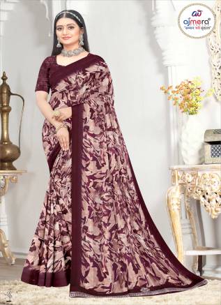 Top Quality Printed Chiffon Saree – Luxurious Grace with Elegant Prints Manufacturers, Suppliers, Exporters in Singapore