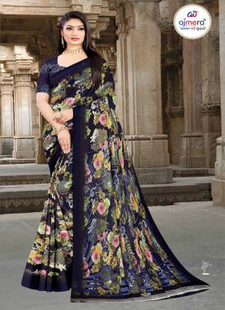 Top-Rated Printed Chiffon Saree – Effortless Grace with Contemporary Prints Manufacturers, Suppliers, Exporters in Germany