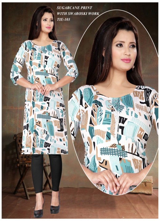 Top Women Printed Rayon Kurti Wholesalers – Ajmera Fashion  in Surat