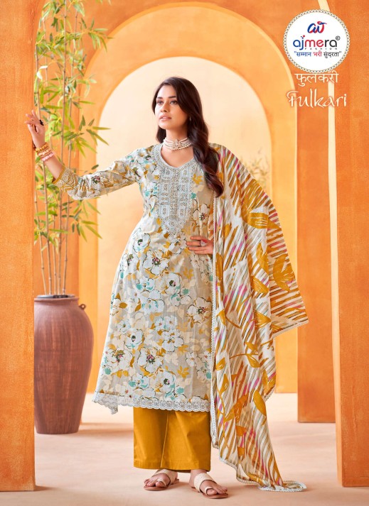 Trending Collection Embroidered Ladies Suit – Contemporary Elegance with Artistic Flair  in Surat