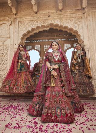 Trending Latest Collection Wedding Lehenga Wholesale – Exclusive Designs by Ajmera Fashion Manufacturers, Suppliers, Exporters in United States