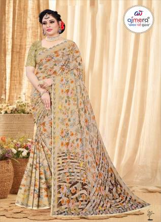 Trendy Floral Printed Saree Collection – Style in Full Bloom Manufacturers, Suppliers, Exporters in Okha