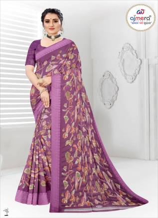 Trendy Georgette Chiffon Saree – Modern Elegance with a Chic Twist Manufacturers, Suppliers, Exporters in Dhar