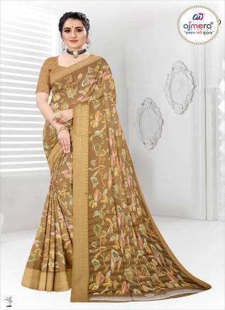 Trendy Georgette Chiffon Saree – Modern Elegance with a Chic Twist Manufacturers, Suppliers, Exporters in Una