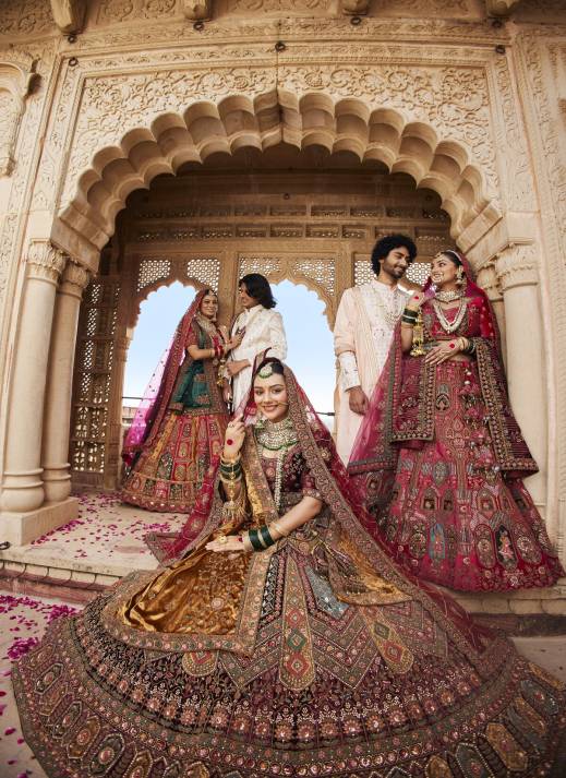 Wedding Lehenga New Collection Wholesale – Exquisite Designs by Ajmera Fashion  in Surat