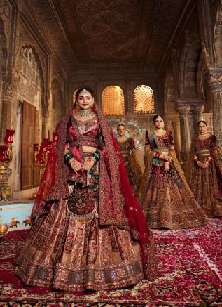 Wedding Lehenga New Trending Collection and Heavy Range – Luxury by Ajmera Fashion Manufacturers, Suppliers, Exporters in Una