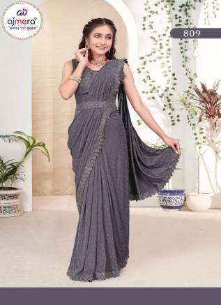 Wholesale One Minute Saree for Bulk Purchase - Ajmera Fashion  Manufacturers, Suppliers, Exporters in Gujarat