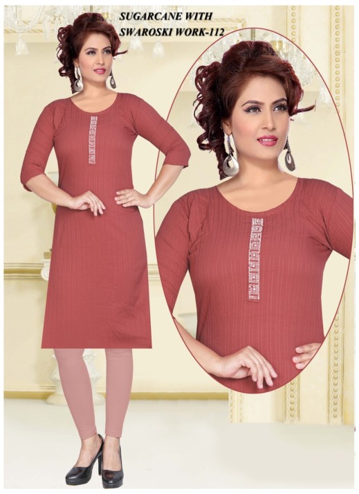 Wholesale Plain Ladies Kurtis Supplier – Ajmera Fashion  in Surat