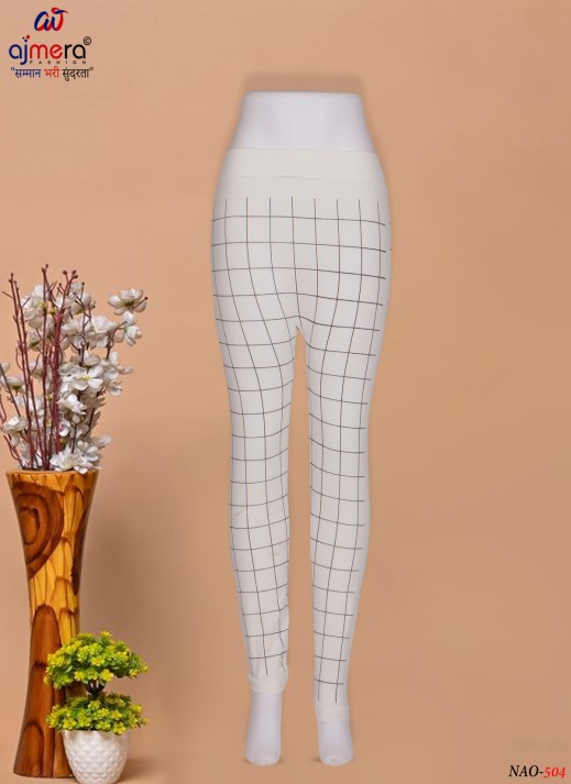 Women’s Check Pattern Jeggings – Chic Prints with Unmatched Comfort  in Surat