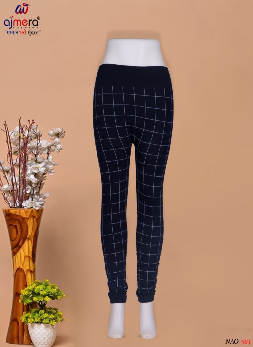 Women’s Dark Color Check Pattern Jeggings  in Surat