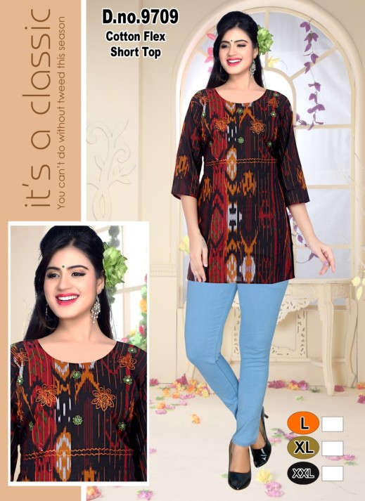 Women’s Fashion Short Kurtis at Low Prices – Ajmera Fashion  in Surat