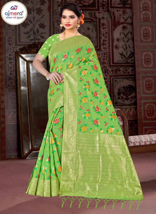 Woven Jamdani Cotton Saree – Timeless Artistry with Elegant Weaves  in Surat