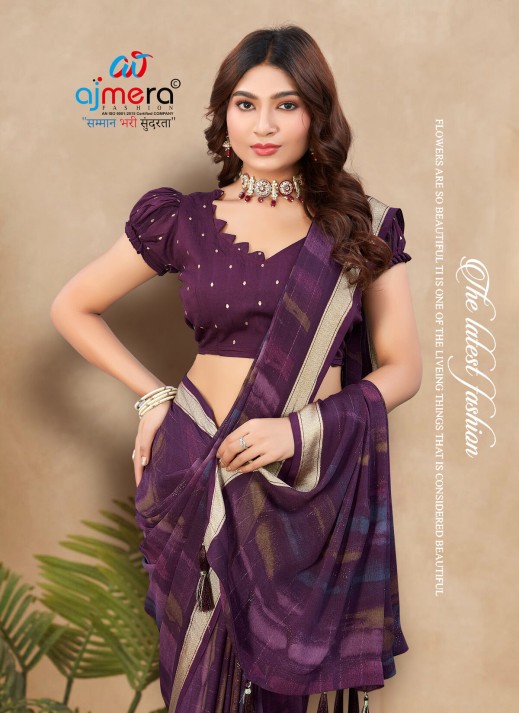 Zari Pattern Patta Saree with Exquisite Detailing AFPL(31112)  in Surat