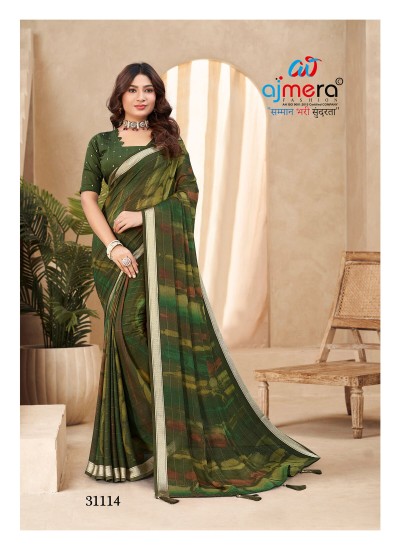 Zari Pattern Patta Saree with Exquisite Detailing AFPL(31112) Manufacturers, Suppliers, Exporters in Vindhyachal