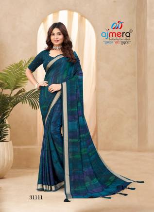 Zari Pattern Patta Saree with Exquisite Detailing AFPL(31112) Manufacturers, Suppliers, Exporters in Indonesia